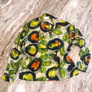 Vintage 💯silk blouse